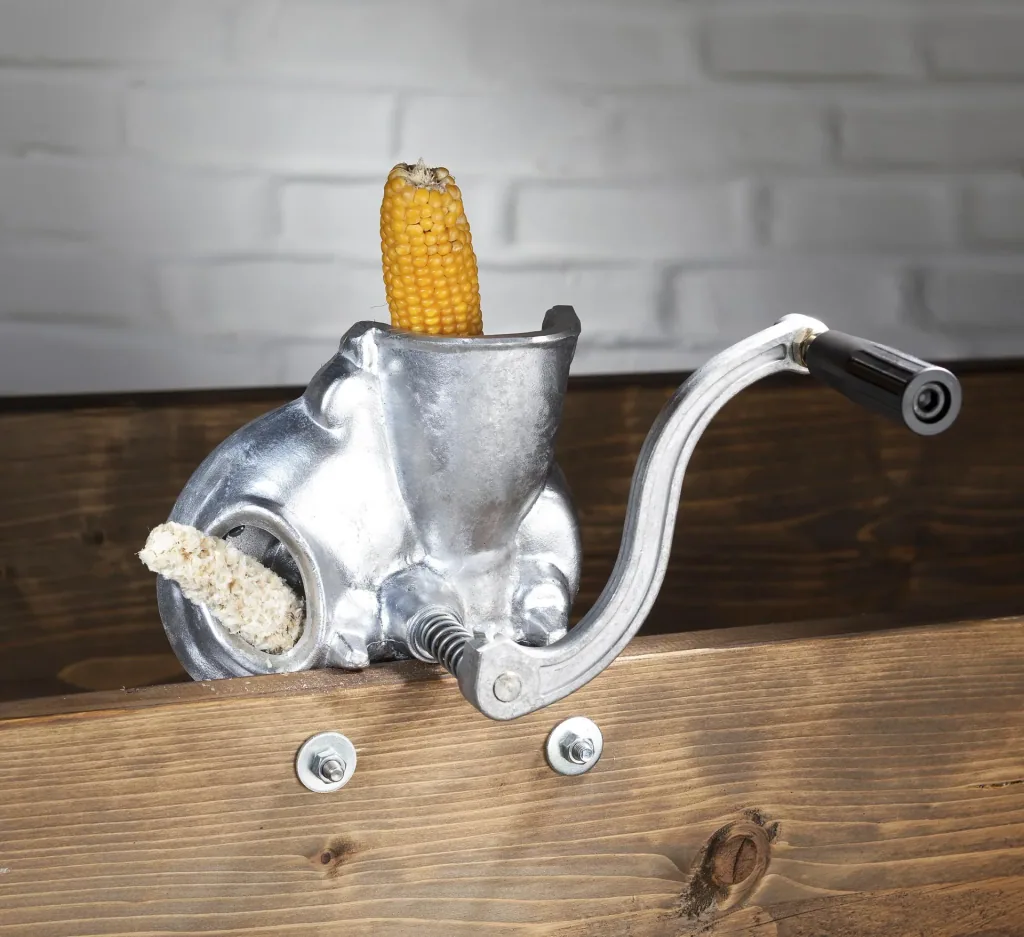 Mais Entkörnungsmaschine, handbetrieben - unentbehrlich für Jäger + Geflügelhalter