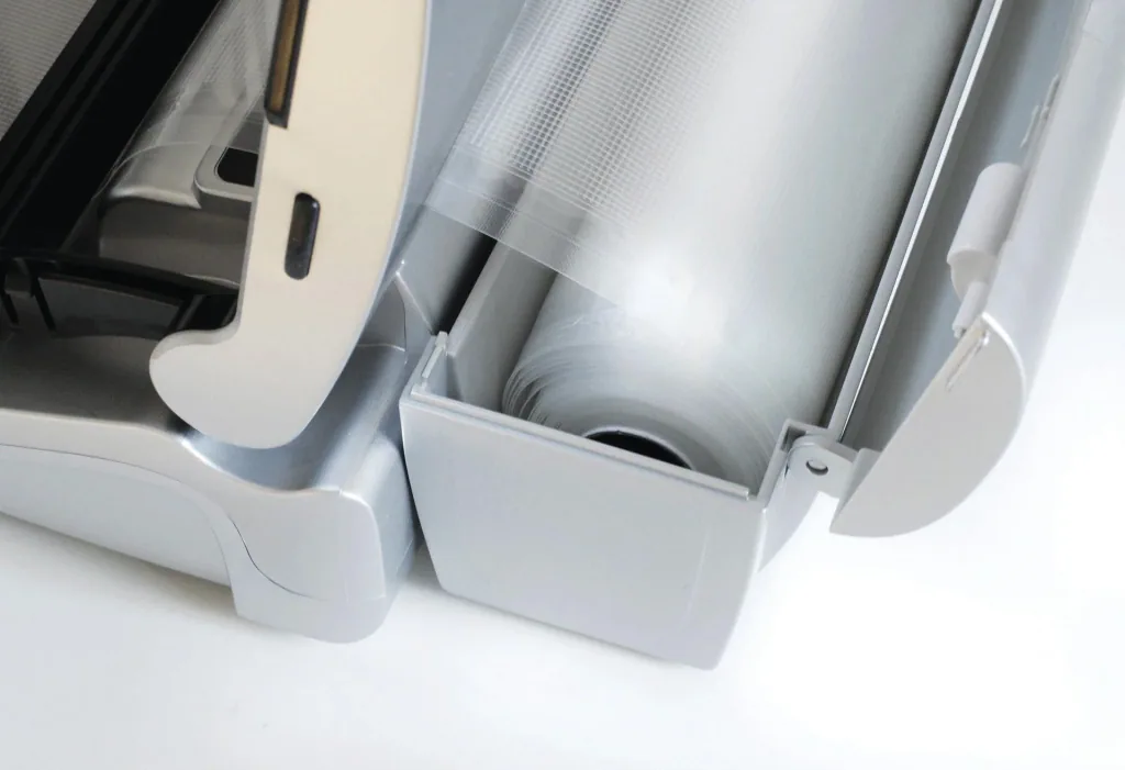 Vakuumierer Edelstahl VC250, 120 Watt, GRATIS dazu 2 Profi Rollen und Vakuumierschlauch für Behälter