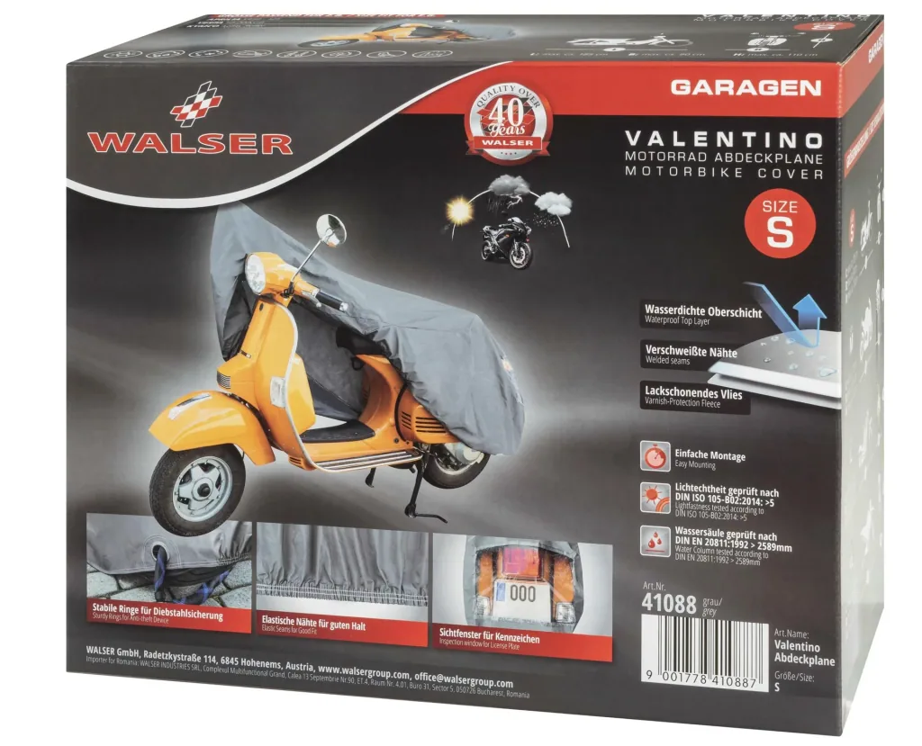 Motorradgarage Scooter - Grösse S - 185 x 90 x 110 cm - PVC