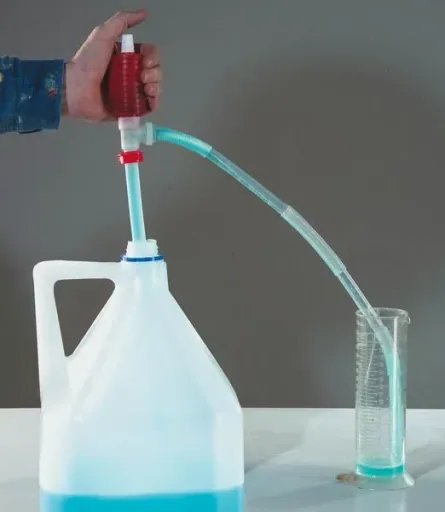 Handpumpe zum Ansaugen und Umfüllen von Wasser, Diesel usw.