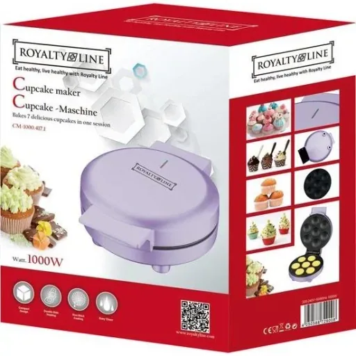 Cupcake-Hersteller 7 Cupcakes - Violett