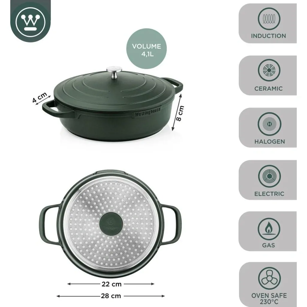 Performance Series Bratpfanne - Backofen geeignet - 28 cm - Grün
