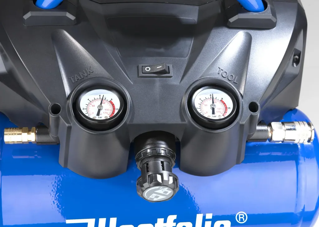 36 Volt Akku Druckluft Kompressor - Komplett Set Inklusive Zubehör, Akkus und Doppel-Schnellladegerät