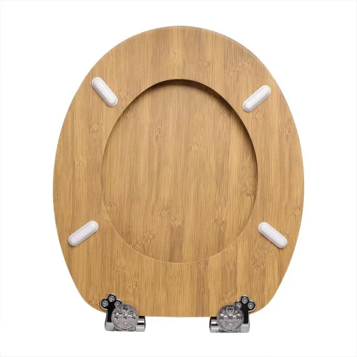MDF-Toilettensitz Bambus mit Absenkautomatik
