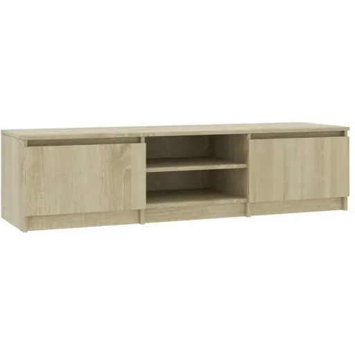 TV-Schrank 140x40x35,5 cm Spanplatte Sonoma Eiche