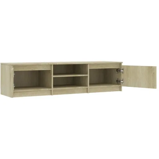 TV-Schrank 140x40x35,5 cm Spanplatte Sonoma Eiche