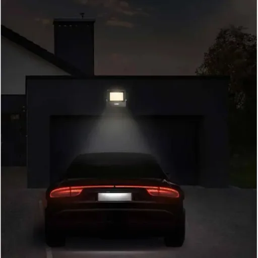 VT-138S LED-Flutlicht mit Sensor - 30 W - 2340 Lm - 3000K - Schwarz