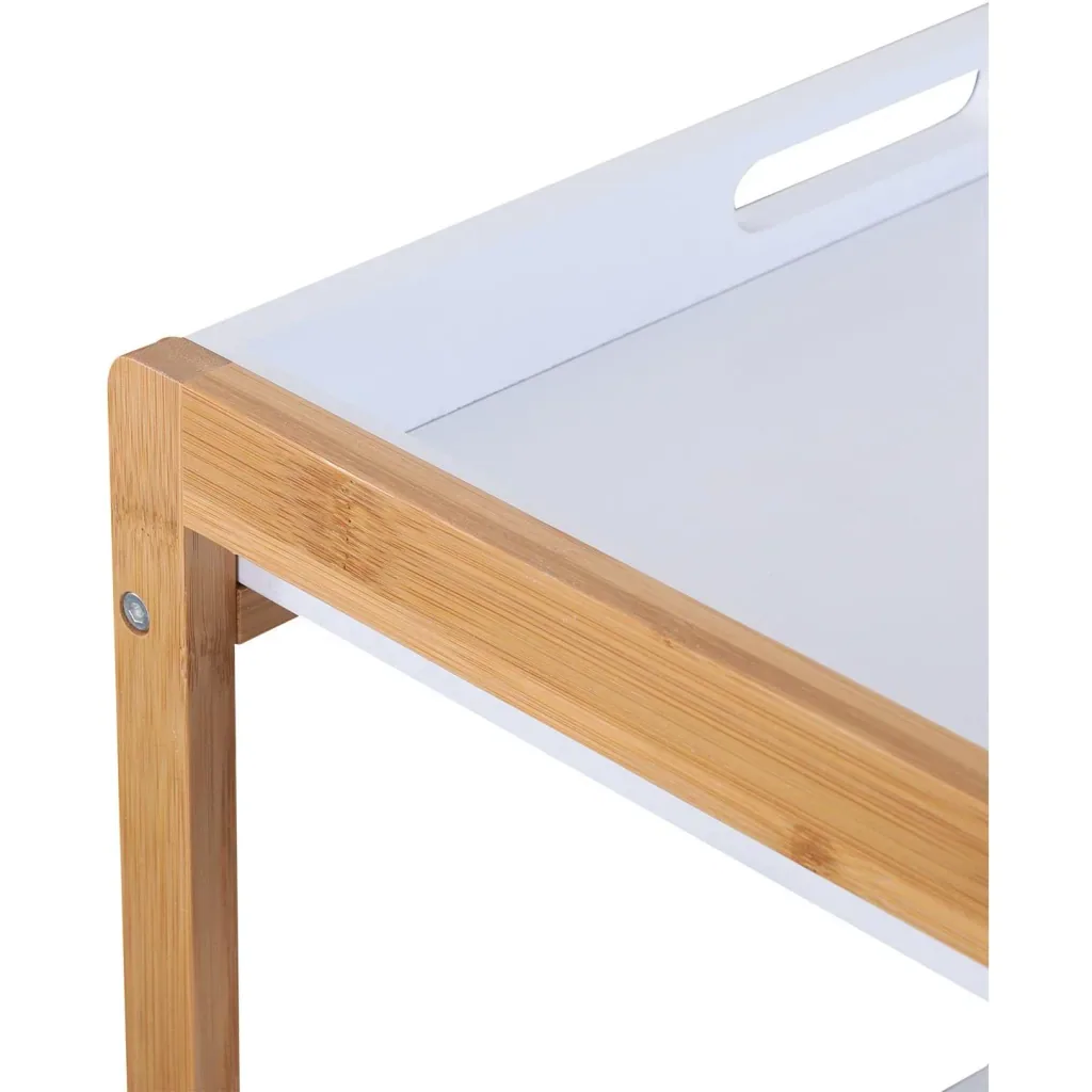 Küchenwagen rollbar Servierwagen Küchentrolley abnehmbare Topplatte 46 x 35 x 74,5 cm