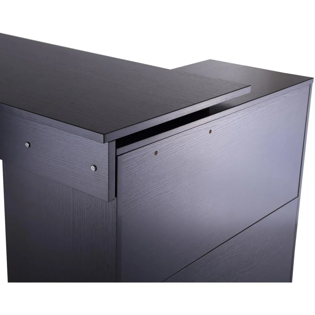 Computertisch MDF, schwarz
