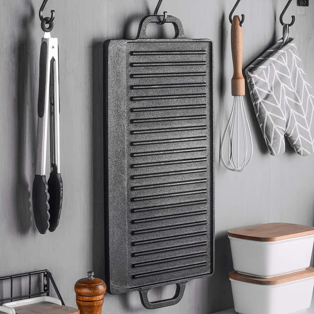 Wende-Grillplatte 2in1 + Gusseisenpfanne