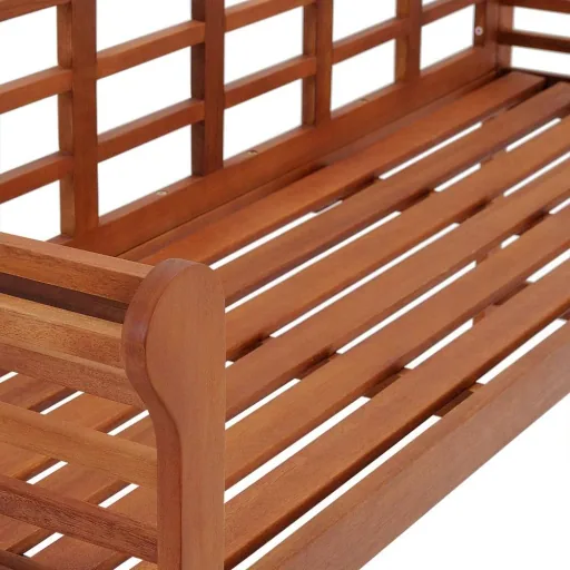 Gartenbank Marlboro Eukalyptusholz 135x52x100cm FSC-zertifiziert