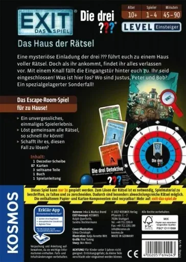 EXIT - Die drei ??? - Das Haus der Rätsel