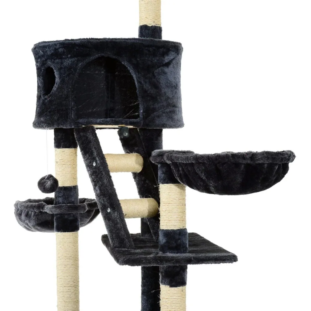 Katzenbaum Kratzbaum Katzenkratzbaum Kletterbaum Katze Sisal Grau