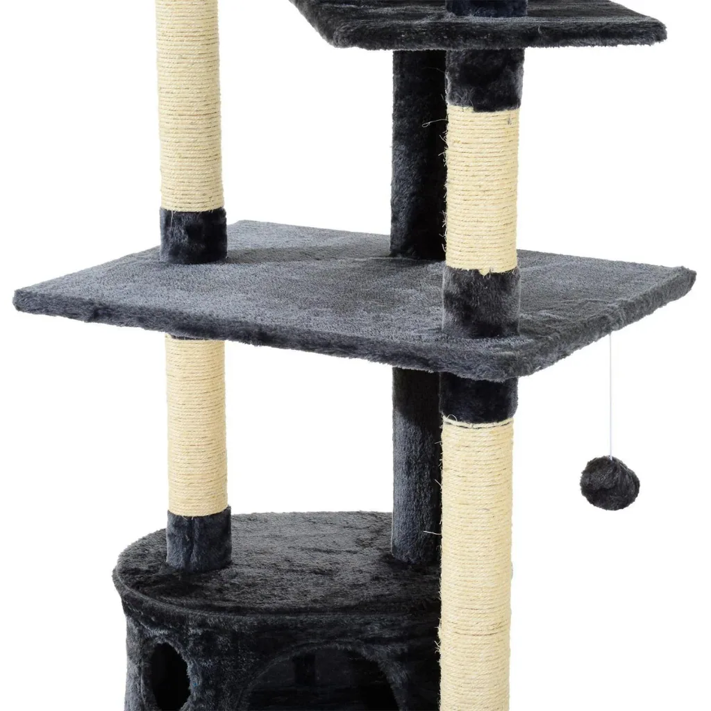 Katzenbaum Kratzbaum Katzenkratzbaum Kletterbaum Katze Sisal Grau