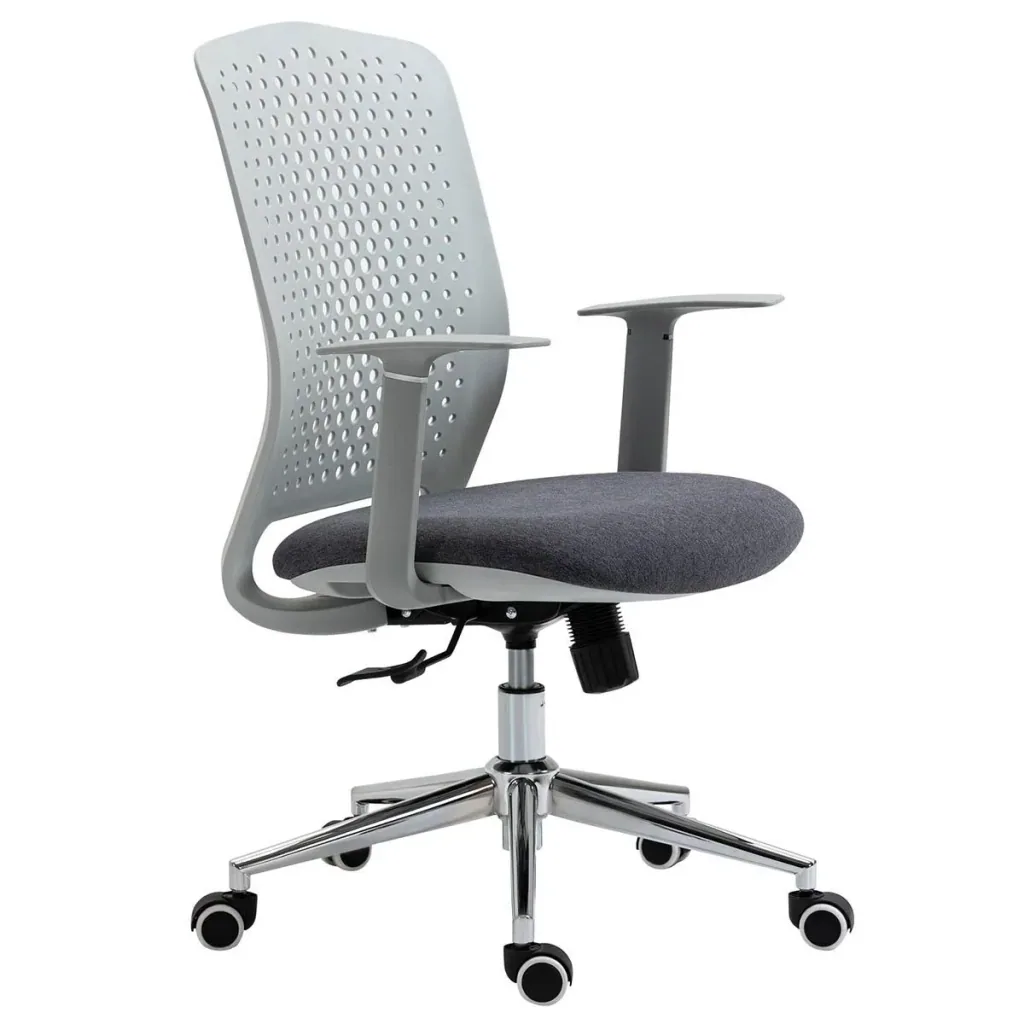 Bürostuhl drehbarer Chefsessel ergonomischer Computer-Arbeitsstuhl mit hoher Rückenlehne und Höhenverstellbar PP-Rückenl
