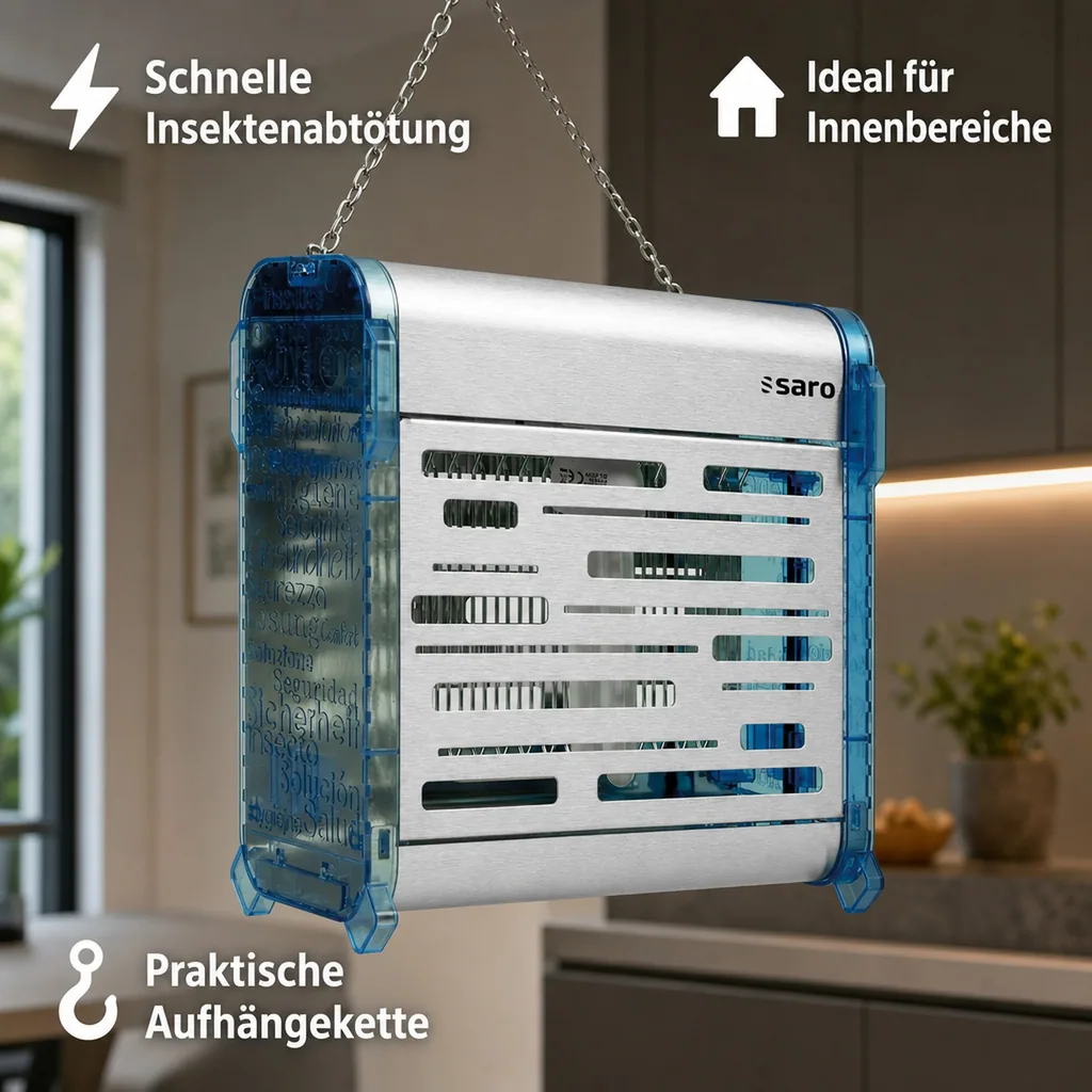 Insektenvernichter, Mückenlampe, Insektenlampe - FLY IN 20, für Innenräume (50 m²)