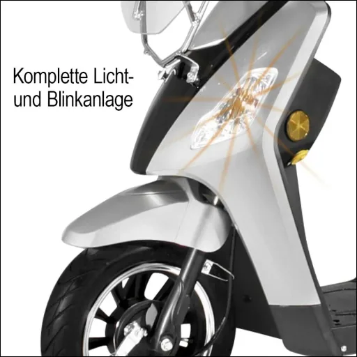 3-Rad E-Mobil Bologna 25 km/h silber