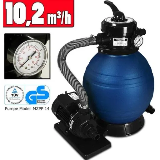 Sandfiltrationsanlage 10.200 l/h