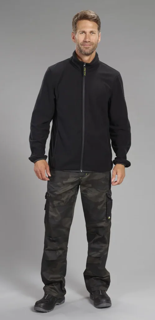Fleecejacke, Farbe schwarz, Gr.M