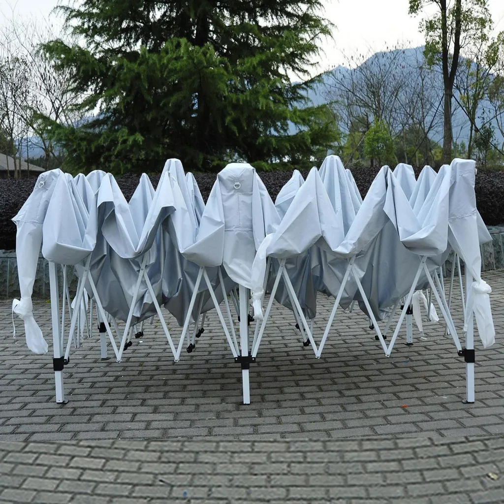 3x6m Faltpavillon Partyzelt Gartenzelt weiß faltbar