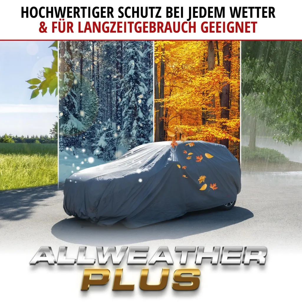 All Weather Plus SUV - Größe S - 430 x 165 x 145 cm - PVC beschichtet - grau