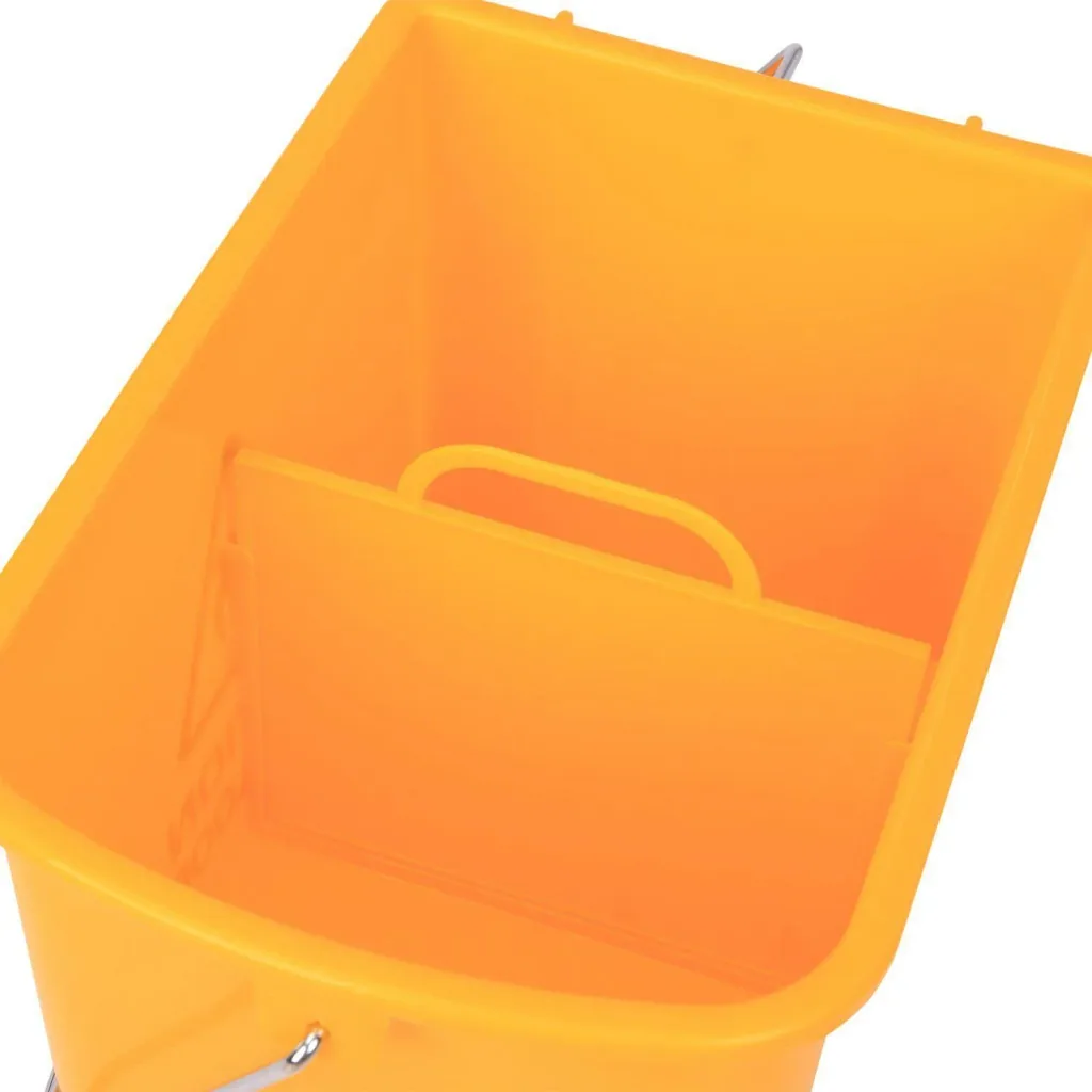 Putzwagen Putzeimer mit Presse 20L Gelb