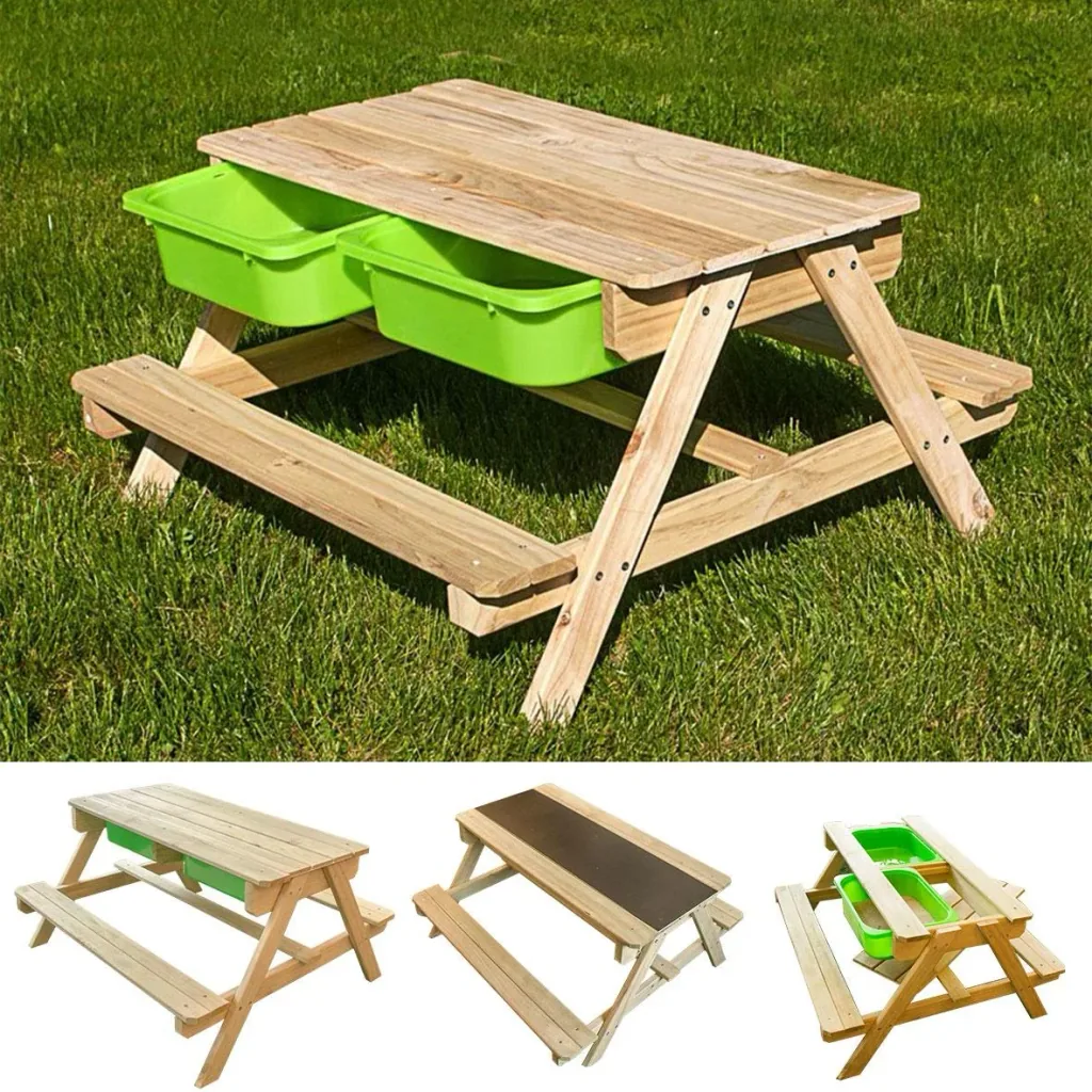 Dual Top Table Sand & Wasser Picknicktisch