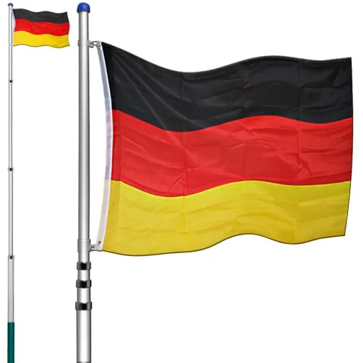 Fahnenmast 650cm Deutschland | Teleskop