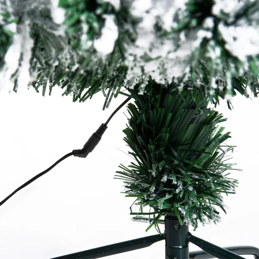 Weihnachtsbaum Tannenbaum LED Lichtfaser 180cm