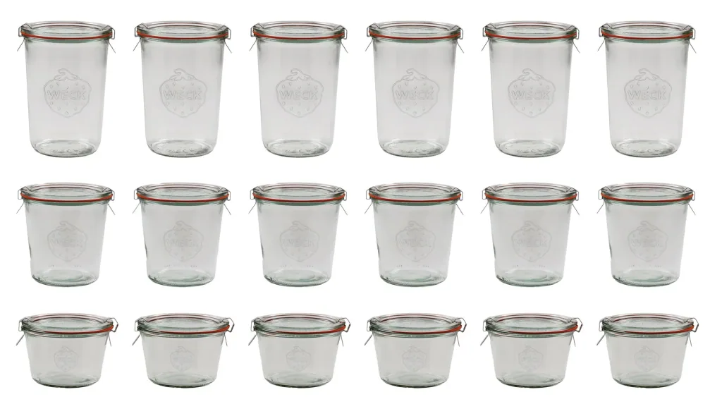 Einkochglas STURZ-Form 3/4 Liter, 6er Pack, 850 ml Volumen