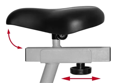 Heimtrainer Ergometer AL 2 silber