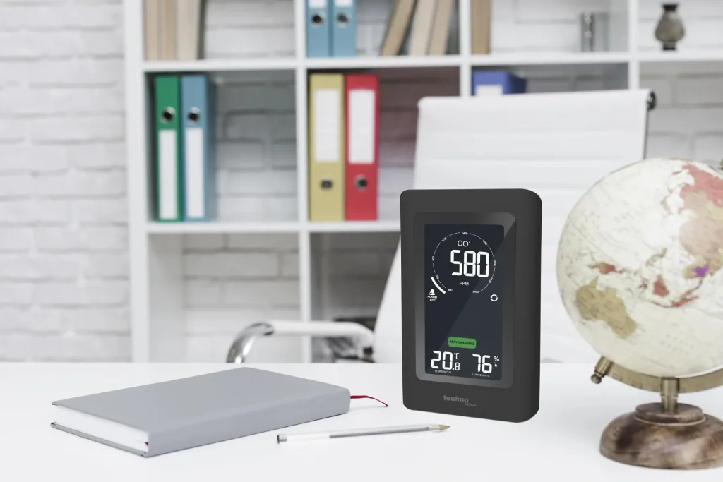 Luftgütemonitor mit Infrarot Gassensor und CO2 Erkennung