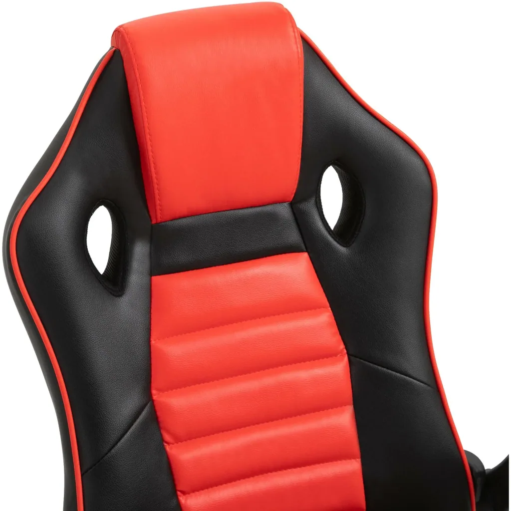 Bürostuhl für Spielautomaten, rot, schwarz