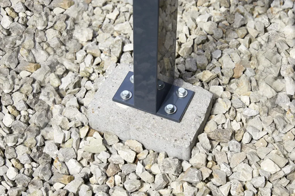 Terrassendach Bausatz, Farbe anthrazit, 3060 x 4060 mm