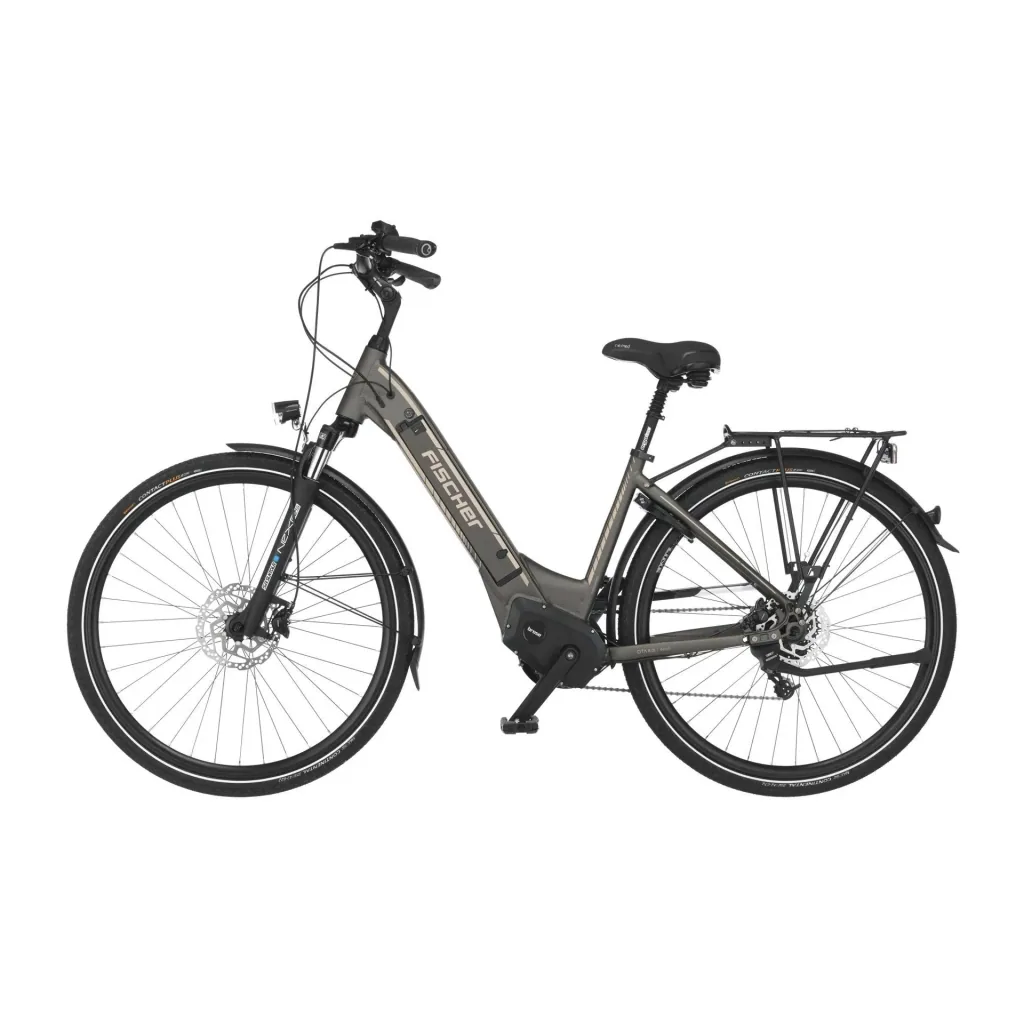 Unisex E-Bike City, 28 Zoll, Rahmengröße 44cm, 10-Gang Kettenschaltung, platingrau matt, CITA 6.0i