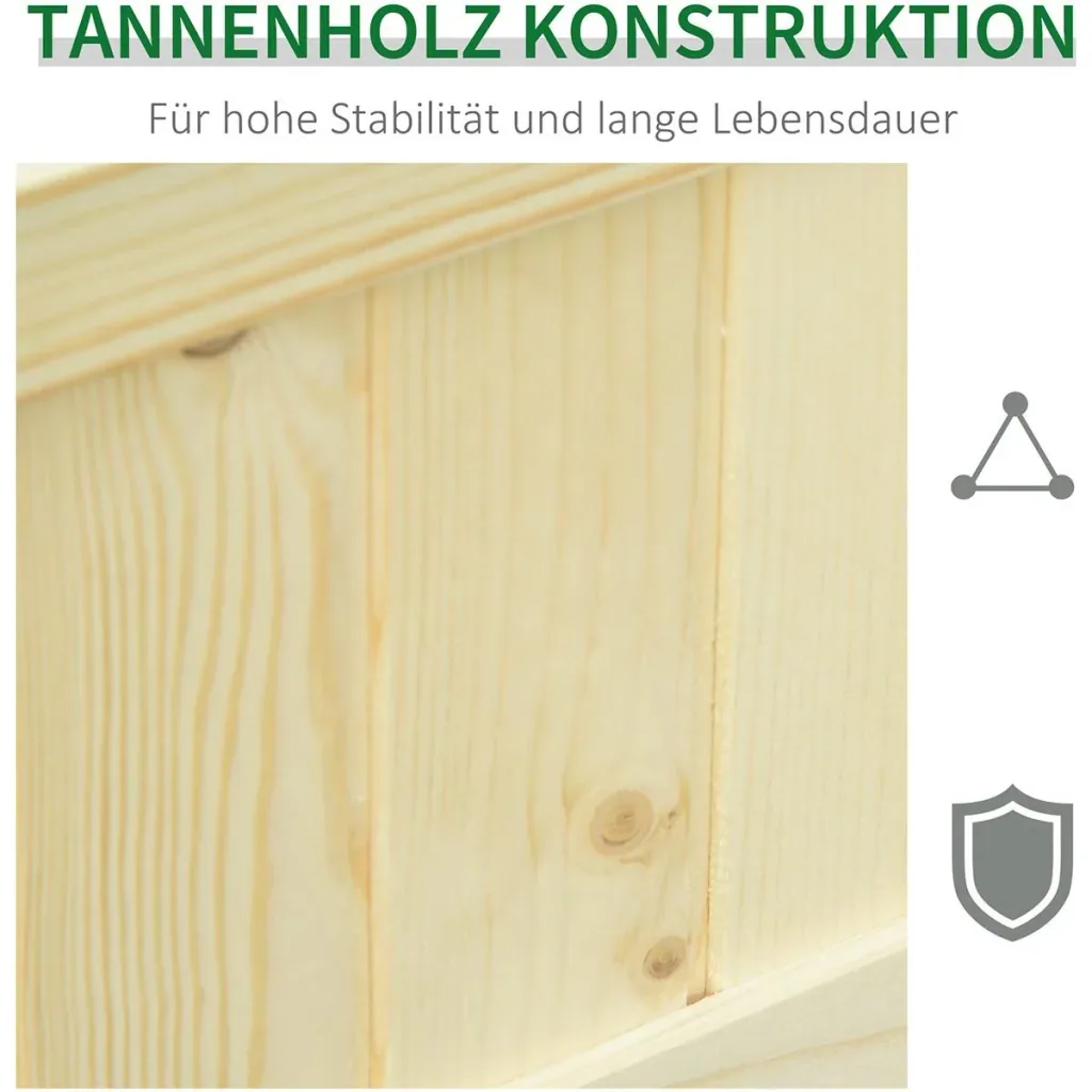 Hochbeet klappbar natur