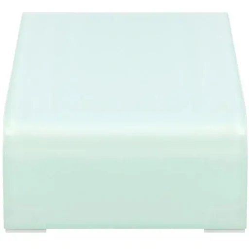 TV-Schrank/Monitorständer weiß 60x25x11 cm Glas