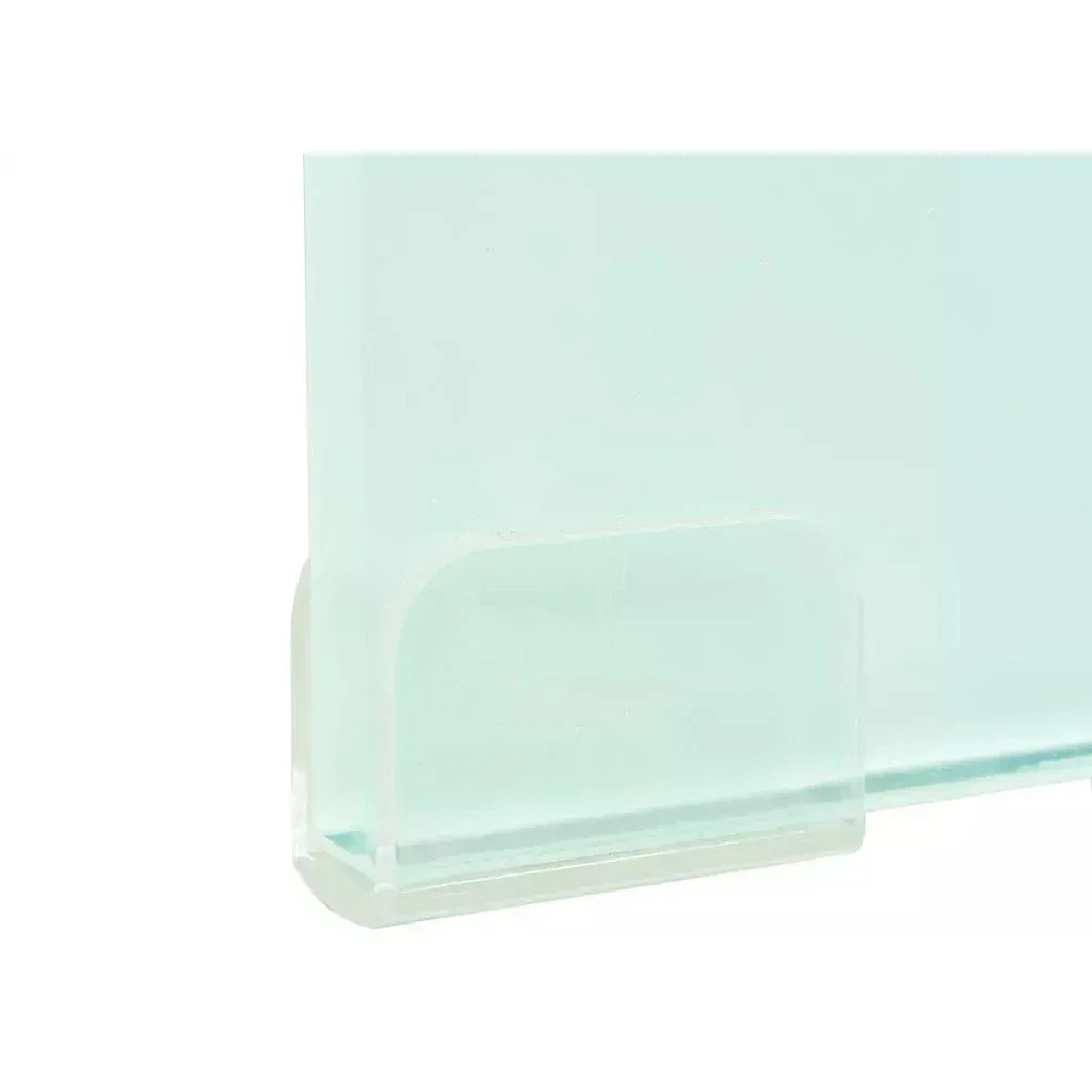 TV-Schrank/Monitorständer weiß 60x25x11 cm Glas