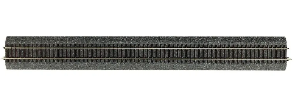3 Stück Gerades Gleis G4 mit Bettung, Länge 920 mm