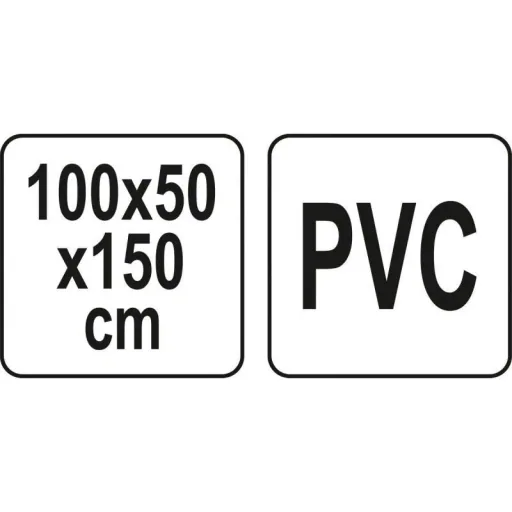 FLO Rechteckiges Gewächshaus - PVC - 100x50x150 cm
