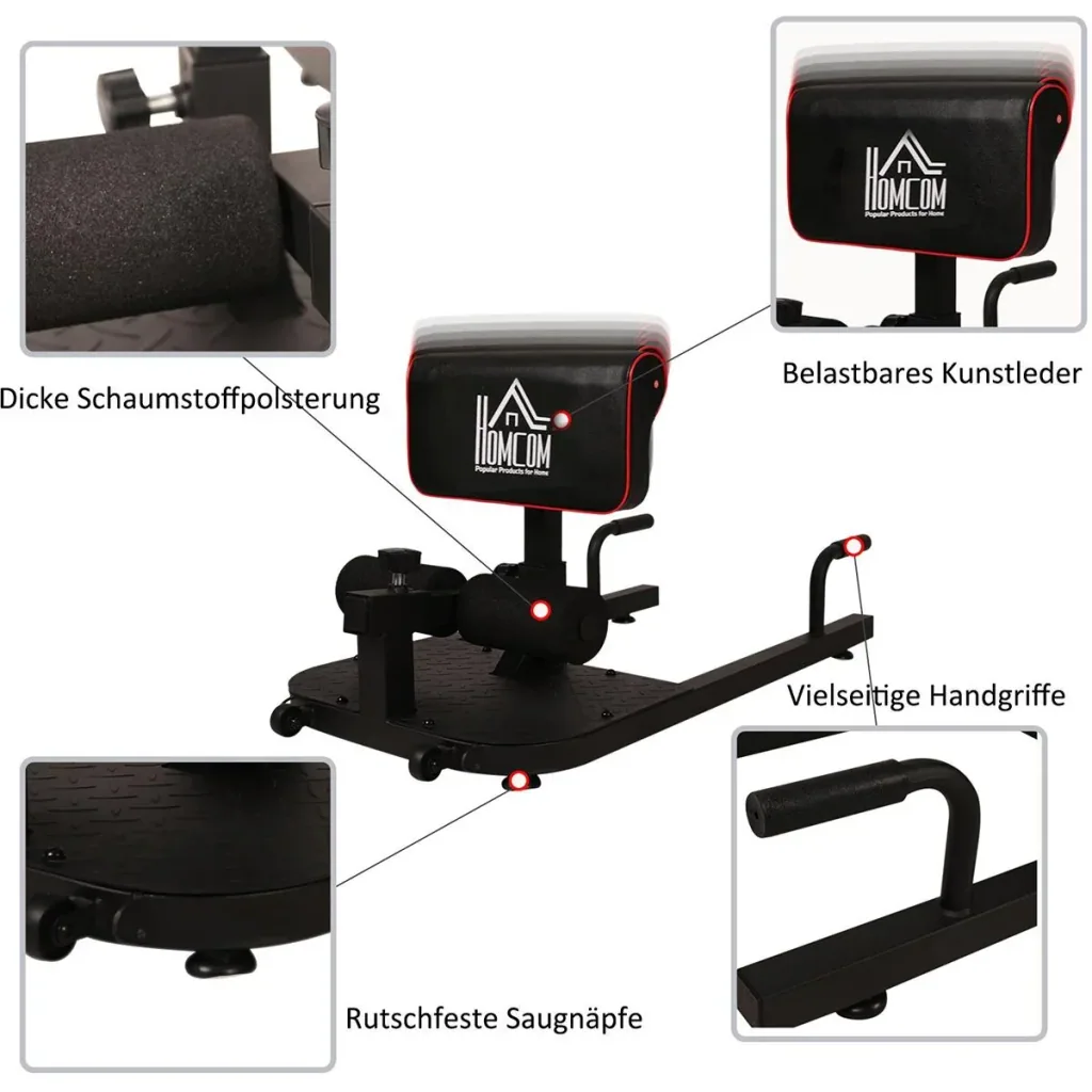 3-in-1 Trainingsgerät schwarz