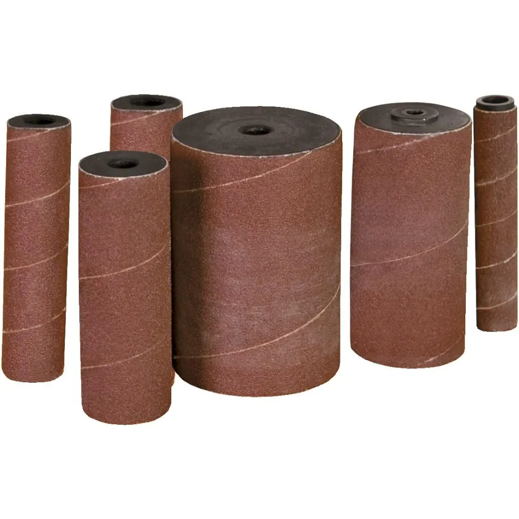 Spindel-Schleifwalzen, Schleifpapier 240er Körnung
