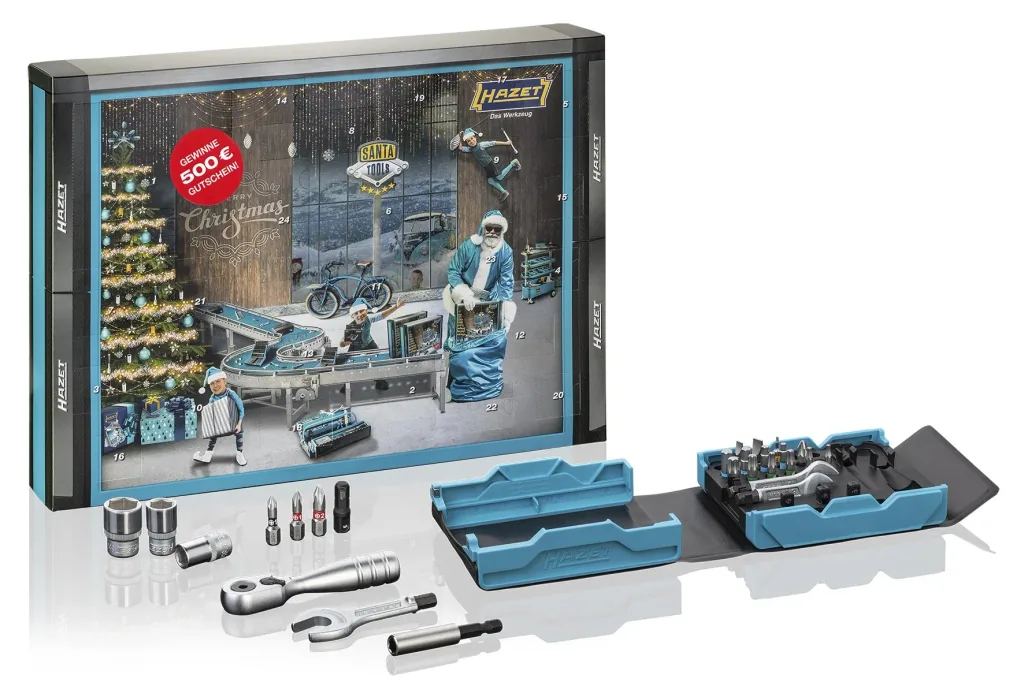 Adventskalender "SANTATOOLS", 28-teilig