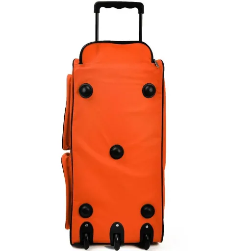 XXL Reisetasche mit Trolleyfunktion orange 160 L