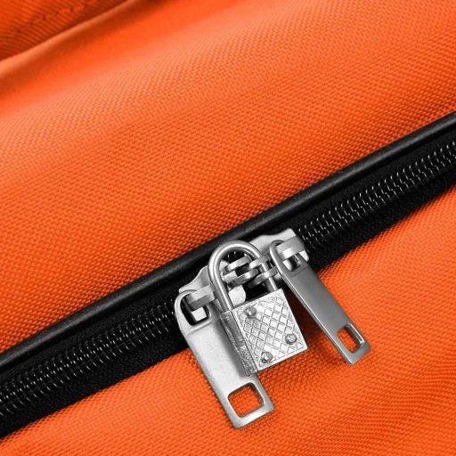 XXL Reisetasche mit Trolleyfunktion orange 160 L