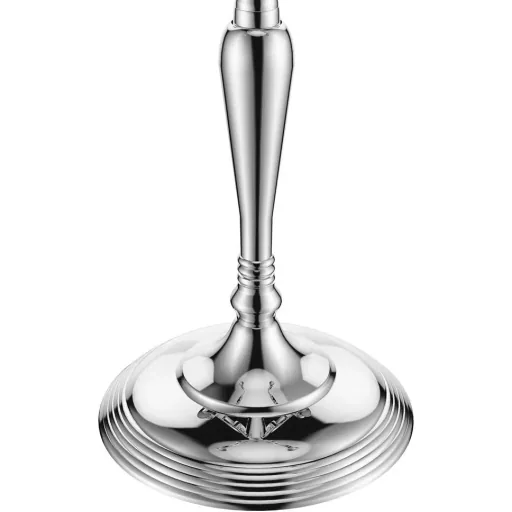 Kerzenständer silber glänzend Aluminium 40cm 5-armig Kandelaber