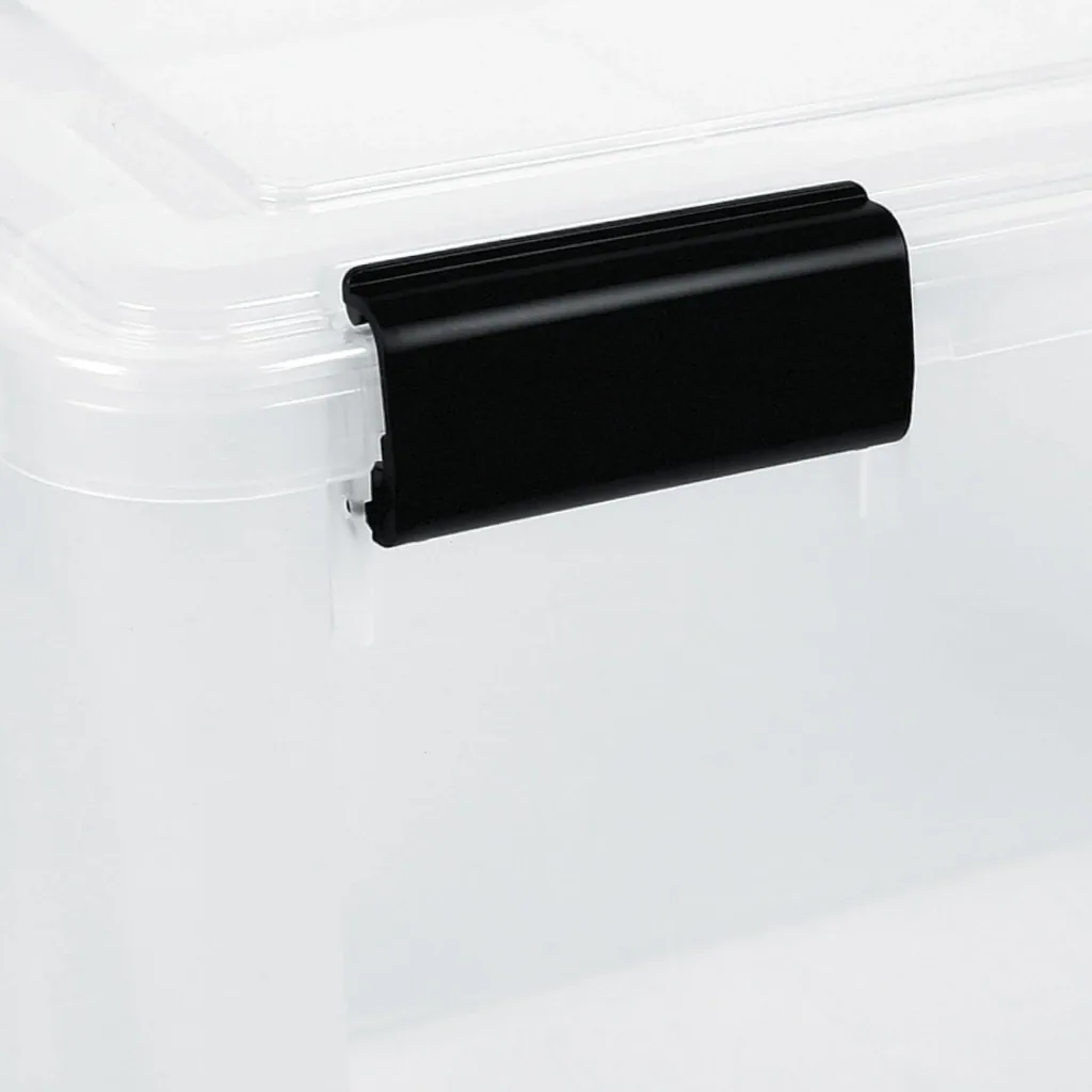 Wasserdichte Aufbewahrungsbox, transparent, 50 Liter, 2er Set