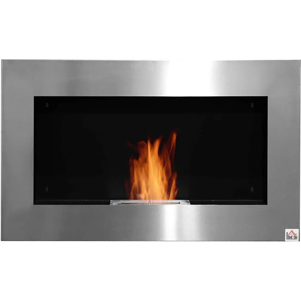 Wandkamin mit Ethanol-Brennstoff