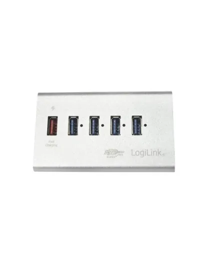 USB 3.0 HUB 4-port, Aluminium, inkl. Power Suppl