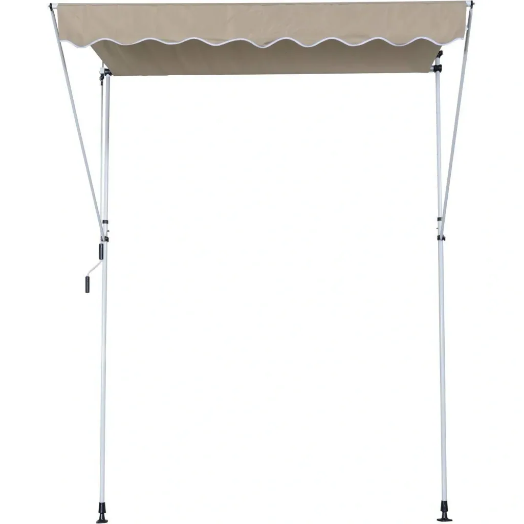Markise Klemmmarkise Sonnenschutz Beige 200 x 150cm
